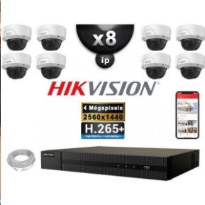 Kit de vidéosurveillance Hikvision 8 caméras IP